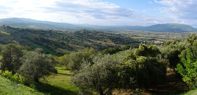 Umbrian Countryside with Mt Subasio